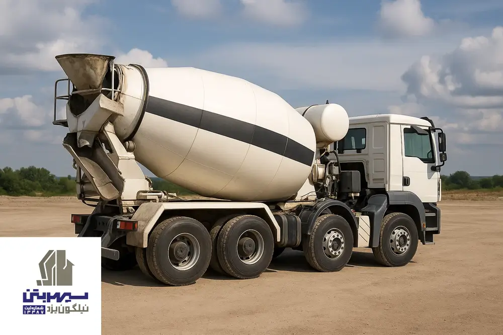 حجم ماشین میکسر بتن چقدر است ؟