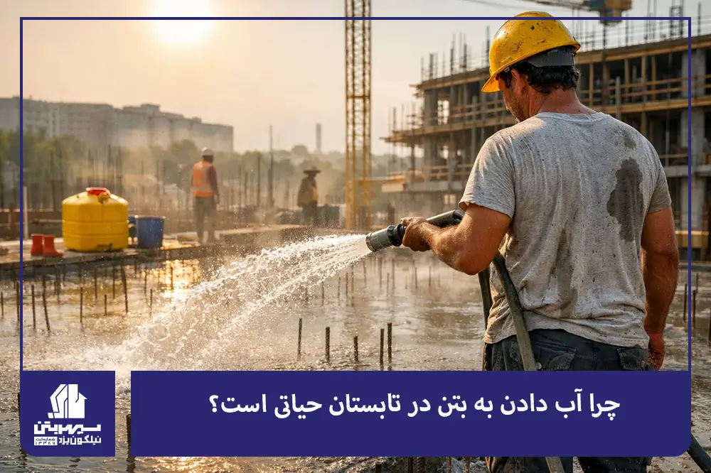 چرا آب دادن به بتن در تابستان حیاتی است؟