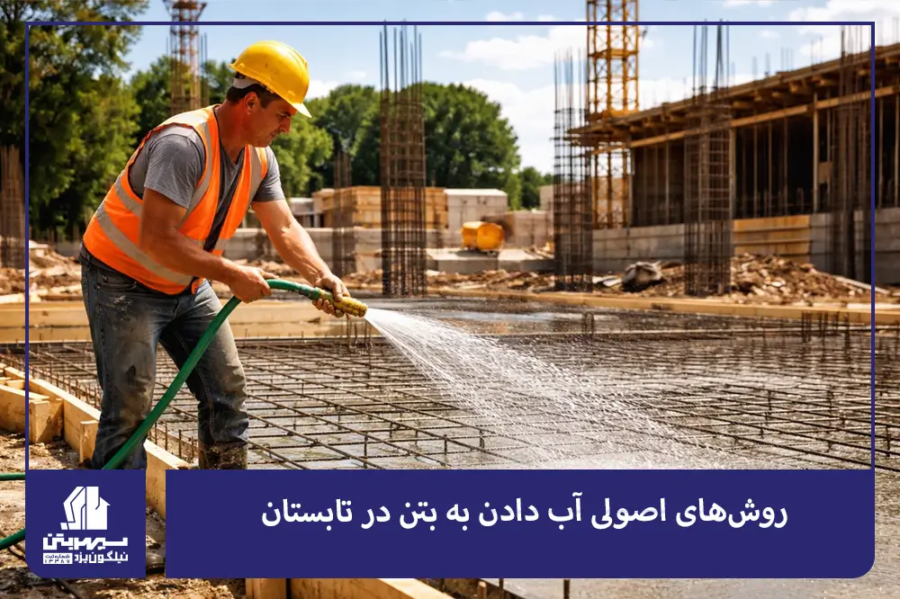 چند روز باید آب دادن به بتن در تابستان ادامه داشته باشد؟