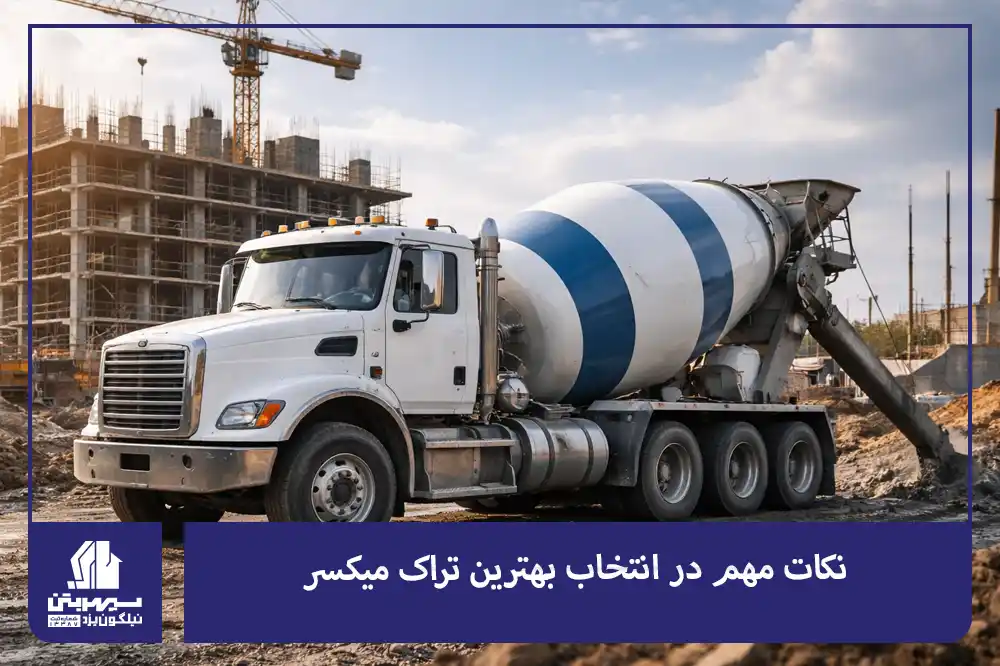 نکات مهم در انتخاب بهترین تراک میکسر