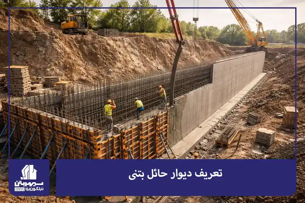 تعریف دیوار حائل بتنی