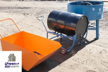 build-concrete-mixer ساخت میکسر بتن
