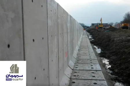 دیوار حائل بتنی