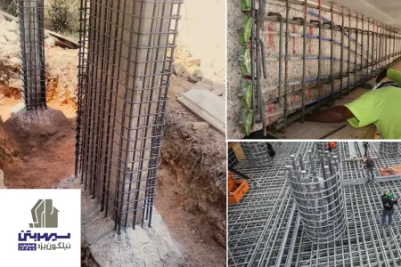 نکات بتن‌ریزی همزمان سقف و ستون